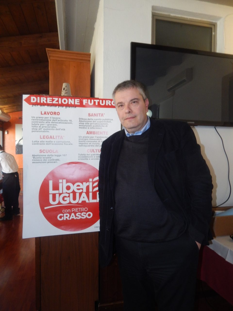 La lista Liberi e uguali si presenta alla città di Seveso. FOTO E VIDEO