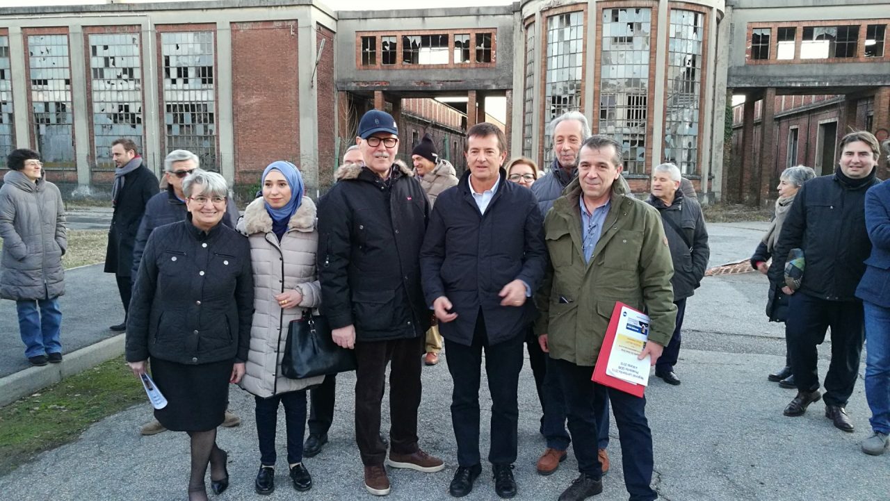 Gori in visita alla Ex Snia di Varedo