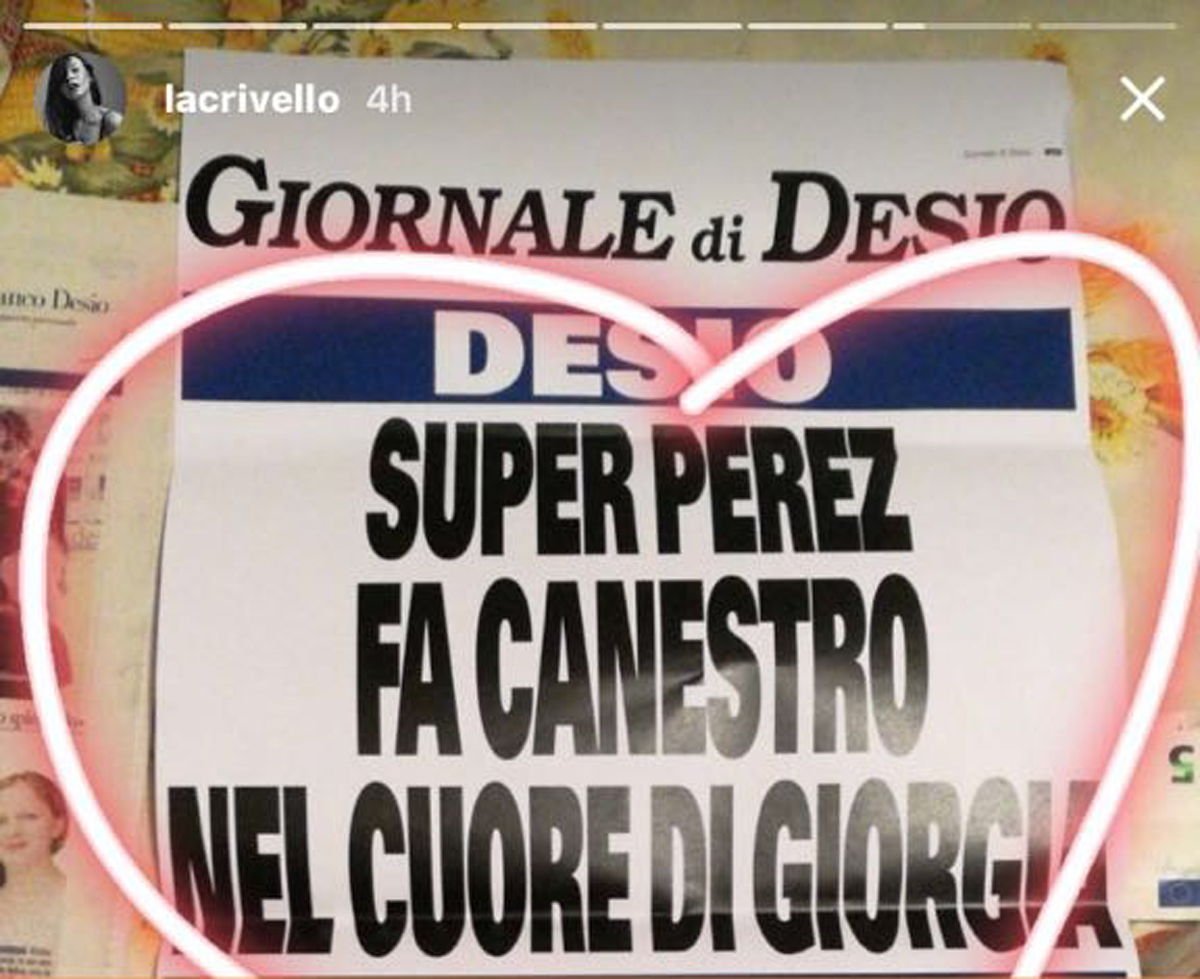 Giorgia Crivello innamorata ha apprezzato la nostra locandina