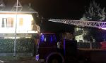 Incendio tetto a Cesano Maderno i Vigili del fuoco VIDEO