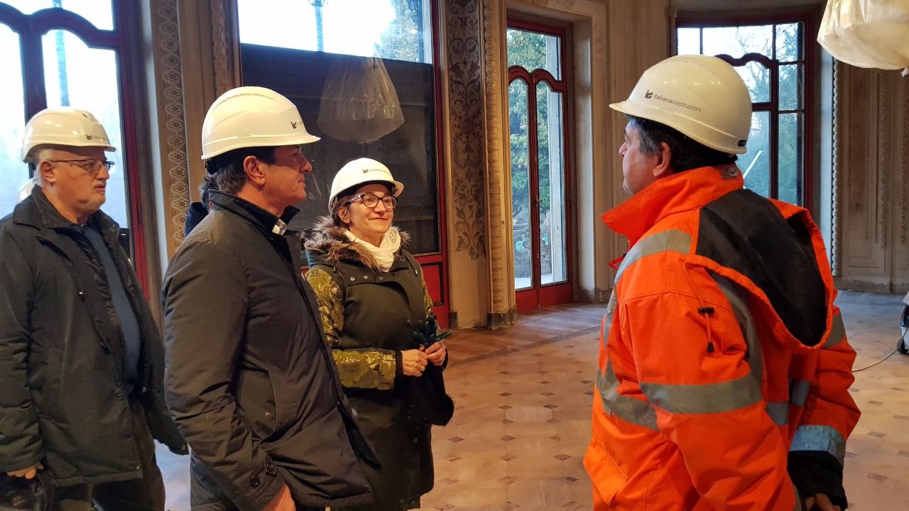 Giorgio Gori ad Arcore per la visita in Villa Borromeo FOTO E VIDEO