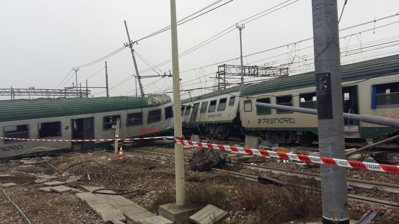 Incidente ferroviario a Pioltello: da Trenord le indicazioni per i pendolari