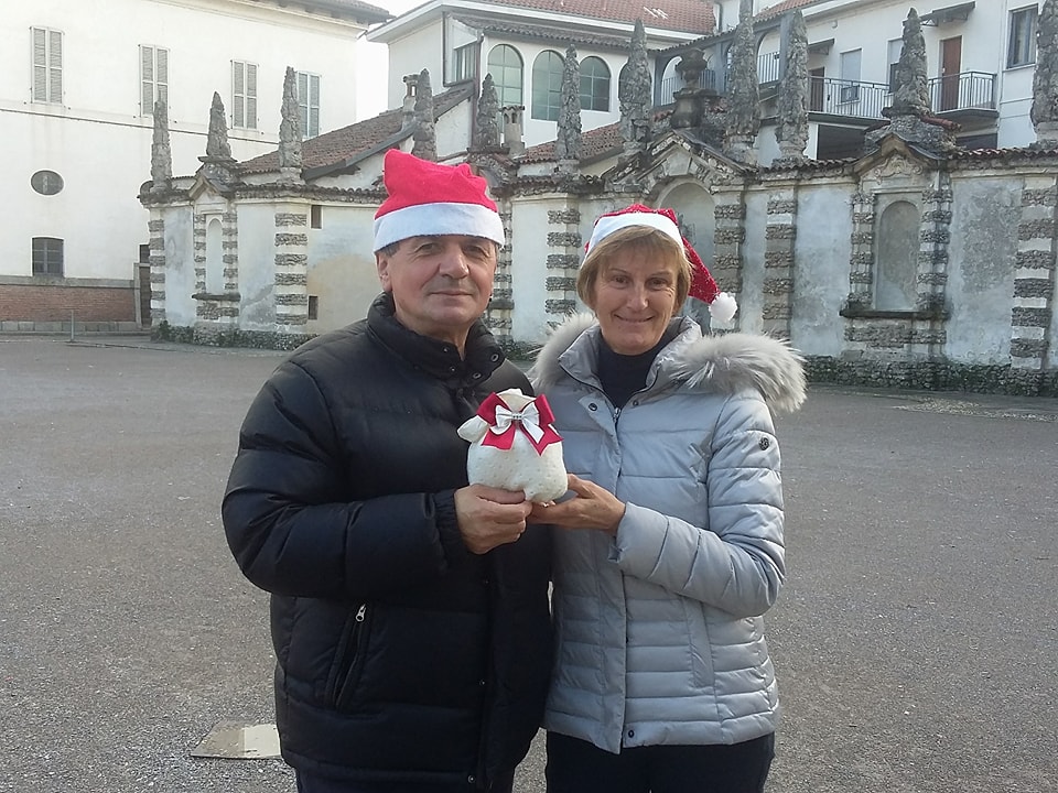 Babbo Natale consegna il contributo al Maria Letizia Verga