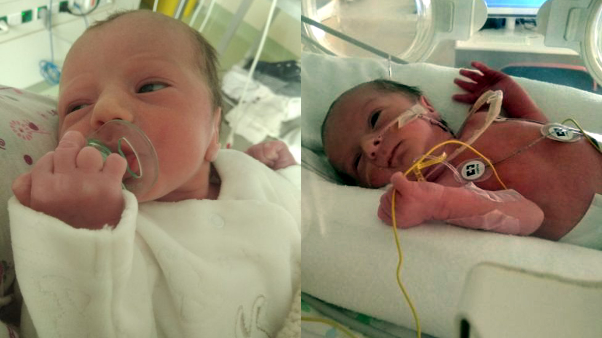 Eros e Tessa i primi gemelli del 2018 nati a Monza