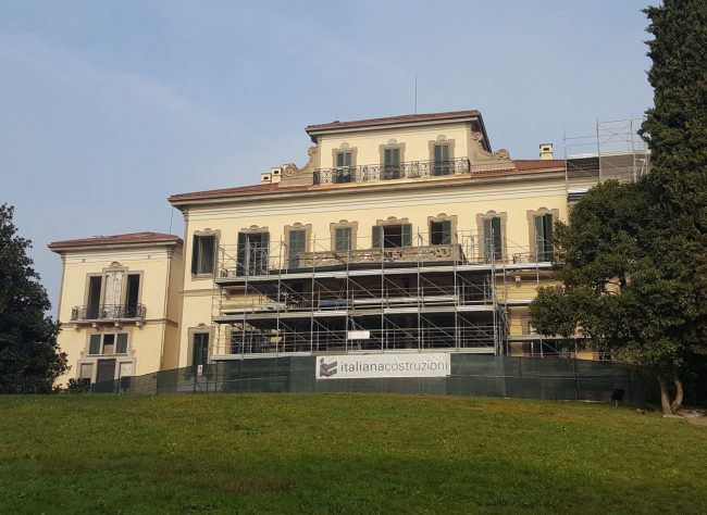 Giorgio Gori in visita alla Villa Borromeo