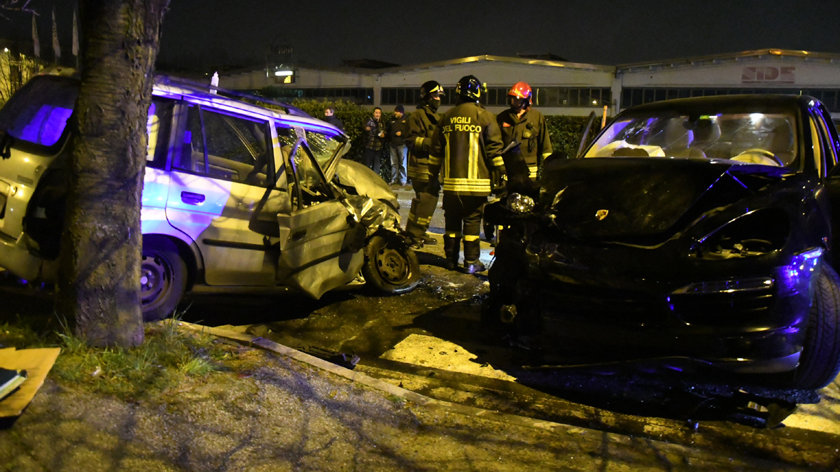 Il video dell’incidente a Lissone