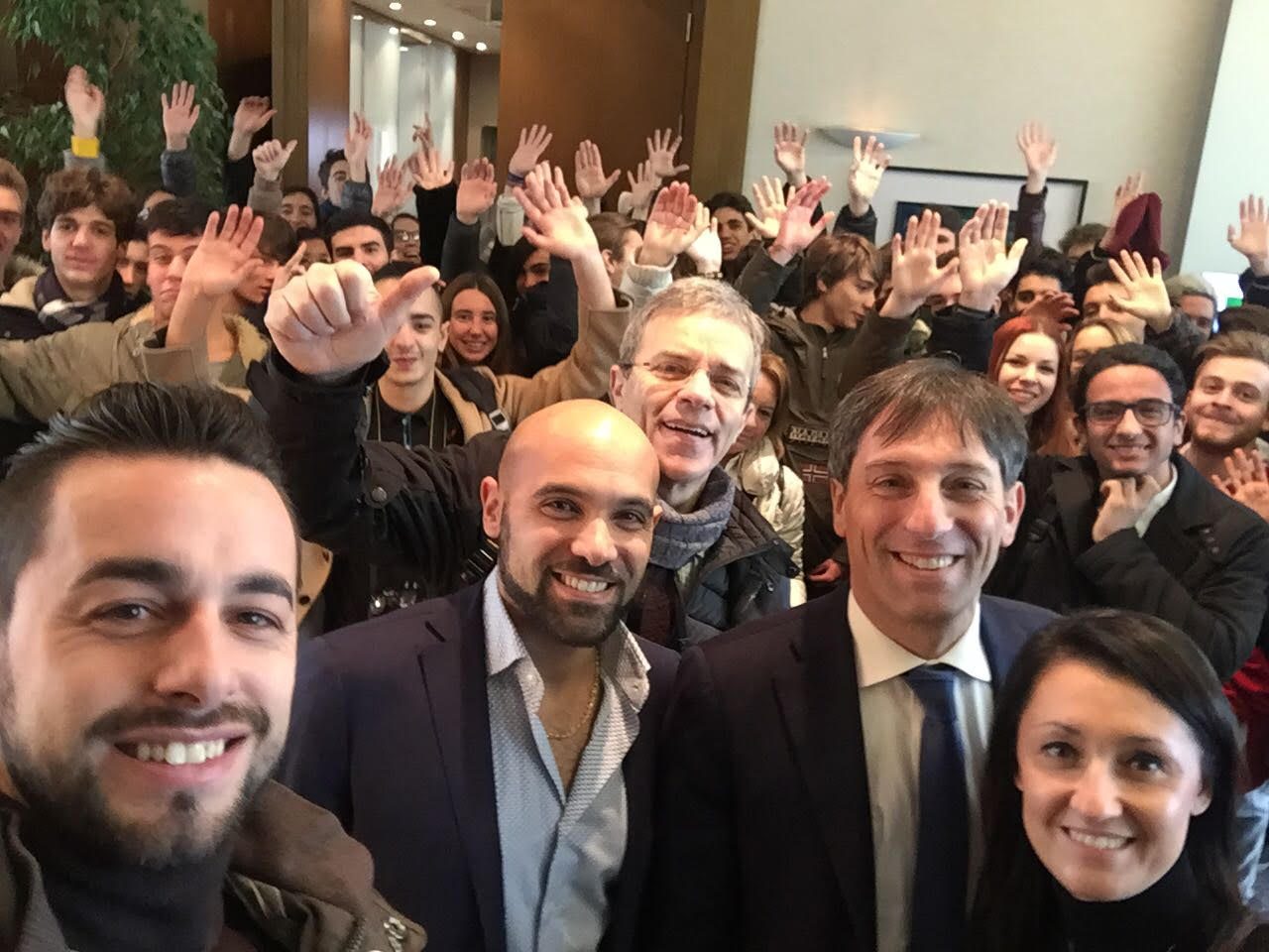 Gli studenti della Leonardo da Vinci di Carate a Palazzo Pirelli