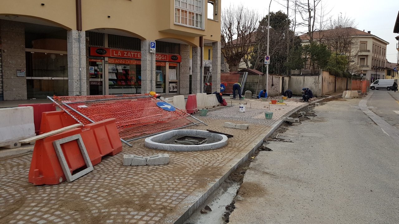Via Trento e Trieste di Arcore si rifà il look