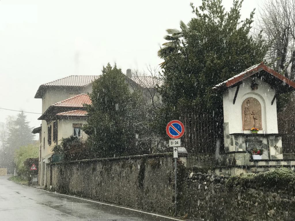 Primi fiocchi di neve in Brianza. Ecco le previsioni meteo