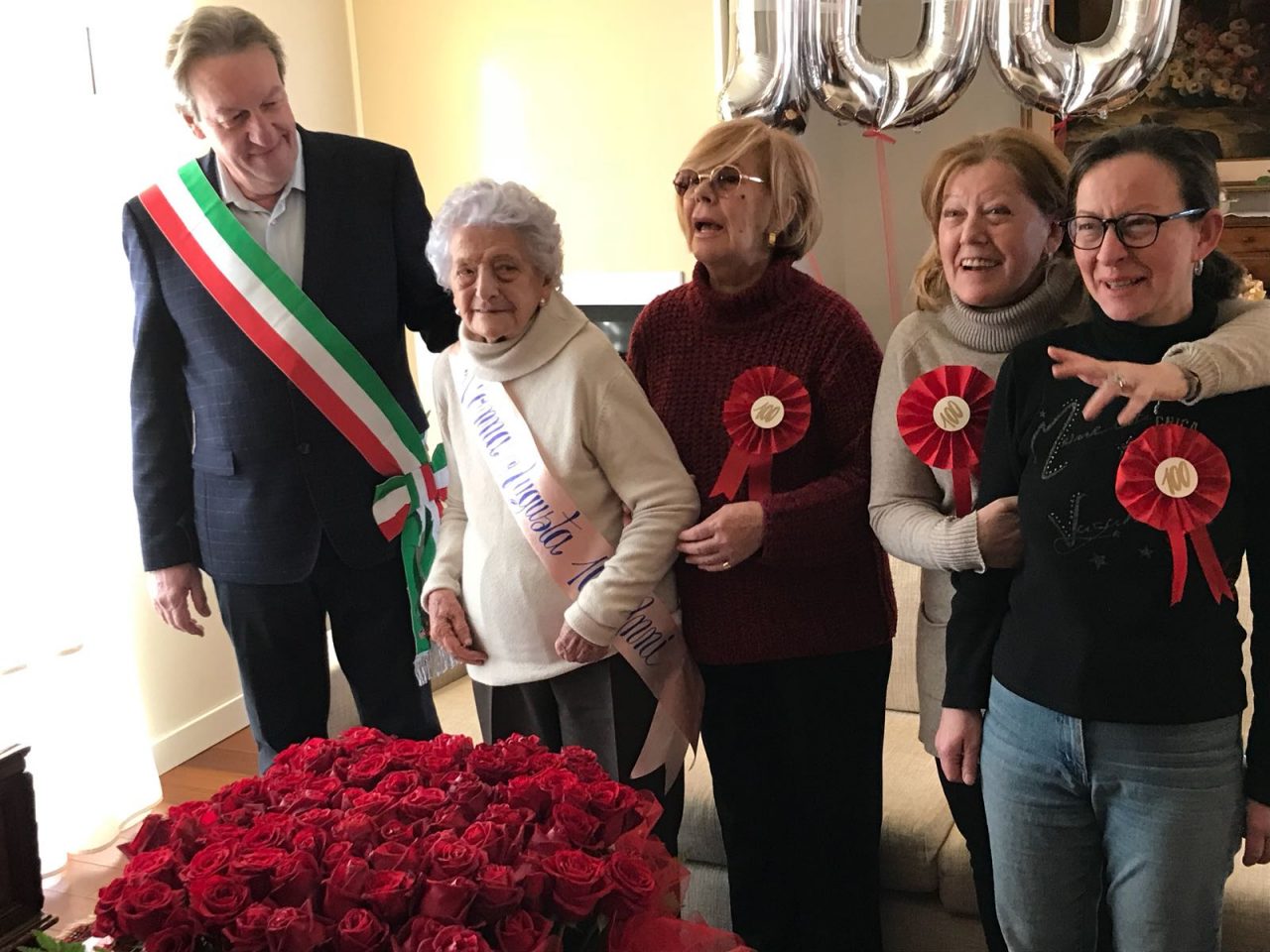 Nonna Augusta festeggia 100 anni