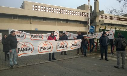 Muggiò, protesta dei lavoratori della Panem