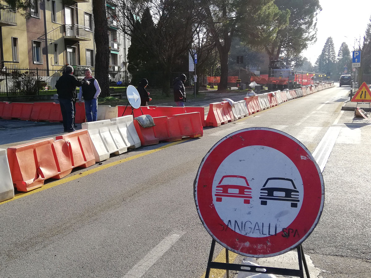 Cantiere in via Pio XI a Ronco, l’ira dei residenti