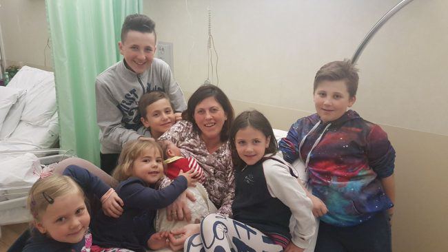 Mamma da record con Francesco è… al settimo cielo