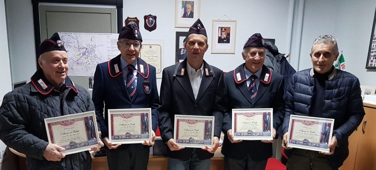 L’Anc di Trezzo premia i suoi benemeriti