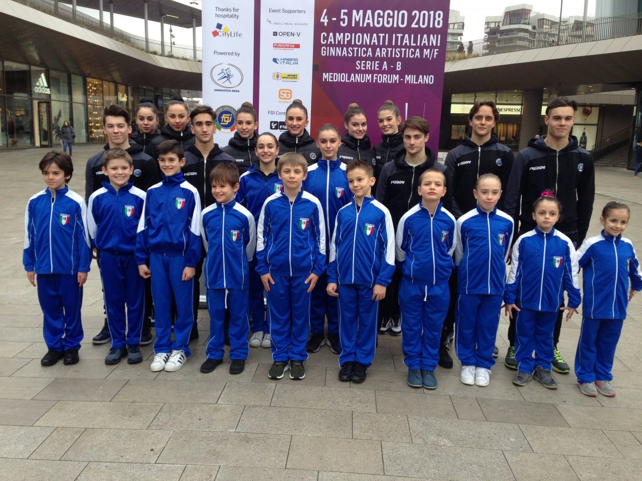A City Life Milano in scena il Flash Mob della Ginnastica Meda FOTO – VIDEO