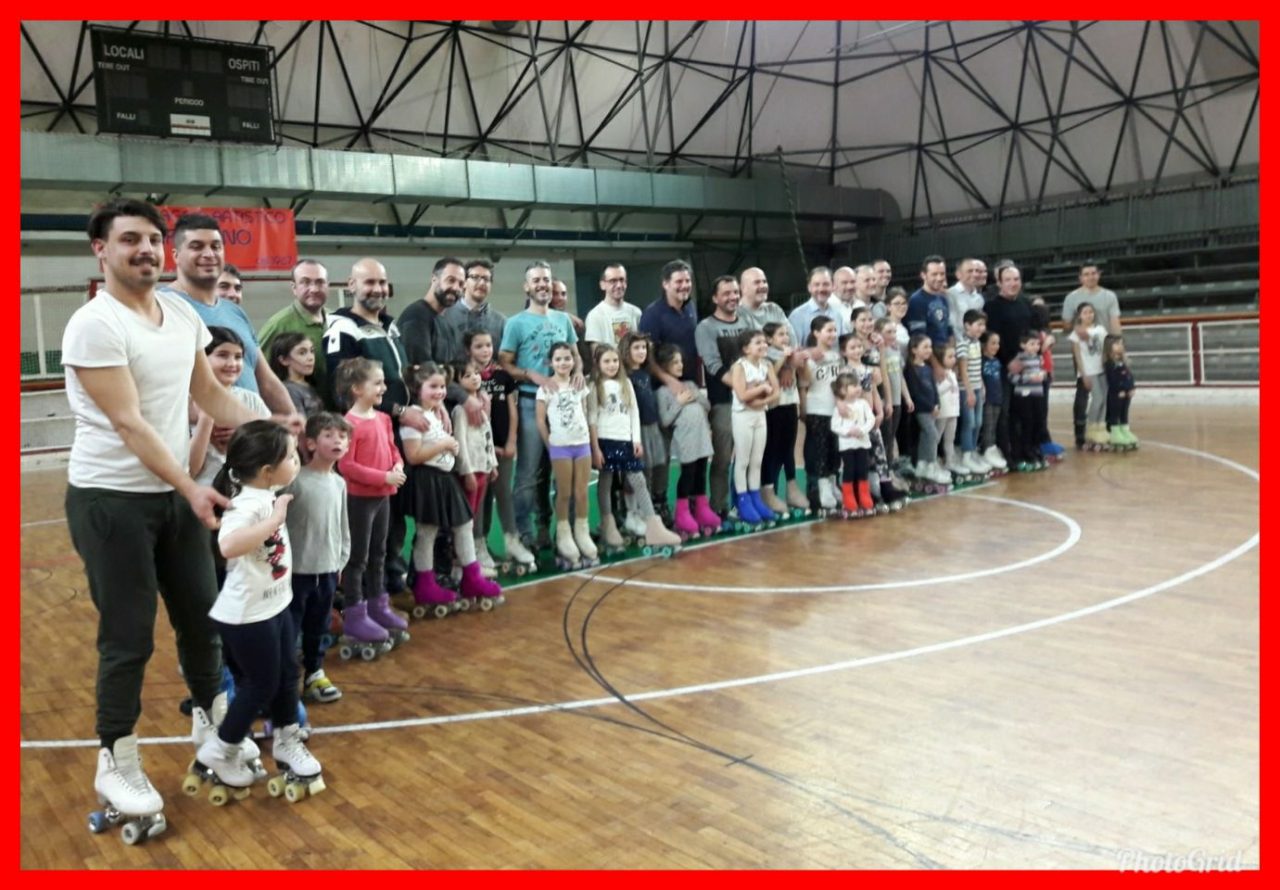 A Biassono festa dei papà sui pattini