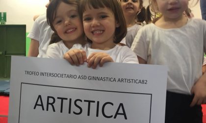 Le piccole atlete di Artisticainsieme protagoniste a Cornate d'Adda