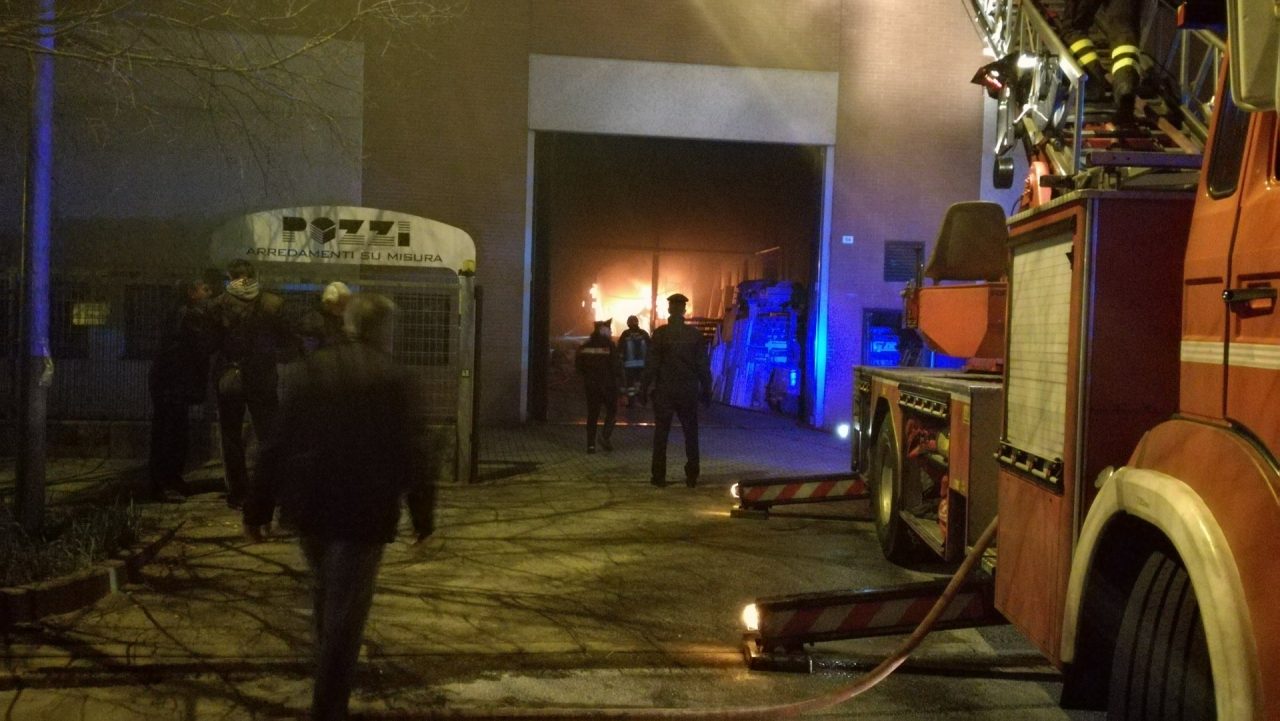 Incendio Seregno