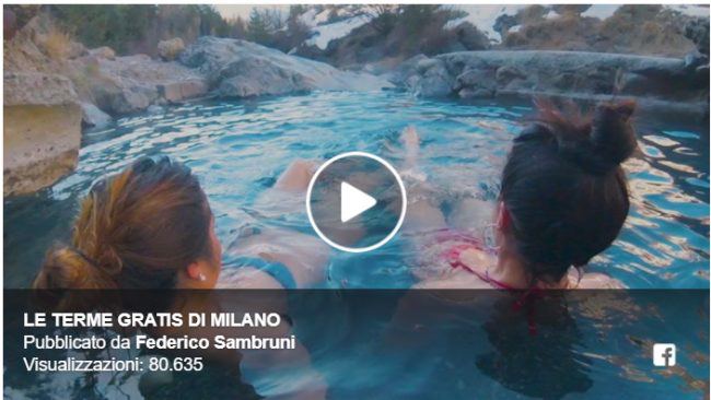 Il videomaker Federico Sambruni torna con Le terme gratis di Milano
