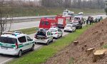 Grave ribaltamento tra Villasanta e Concorezzo FOTO E VIDEO