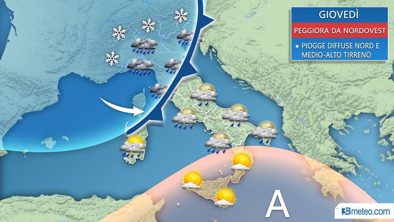 Da domani nuova ondata di maltempo in Brianza