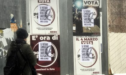 Raid anarchico nella notte in Brianza a tre giorni dal voto