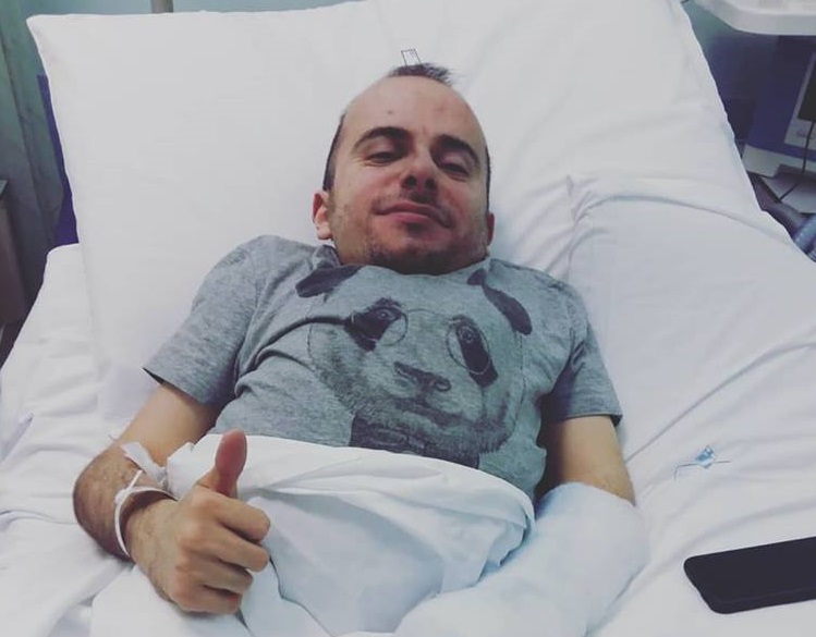 Brutto incidente per il capitano degli “Sharks”