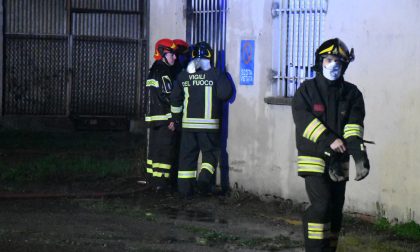Monza incendio nell’ex ospedale San Gerardo