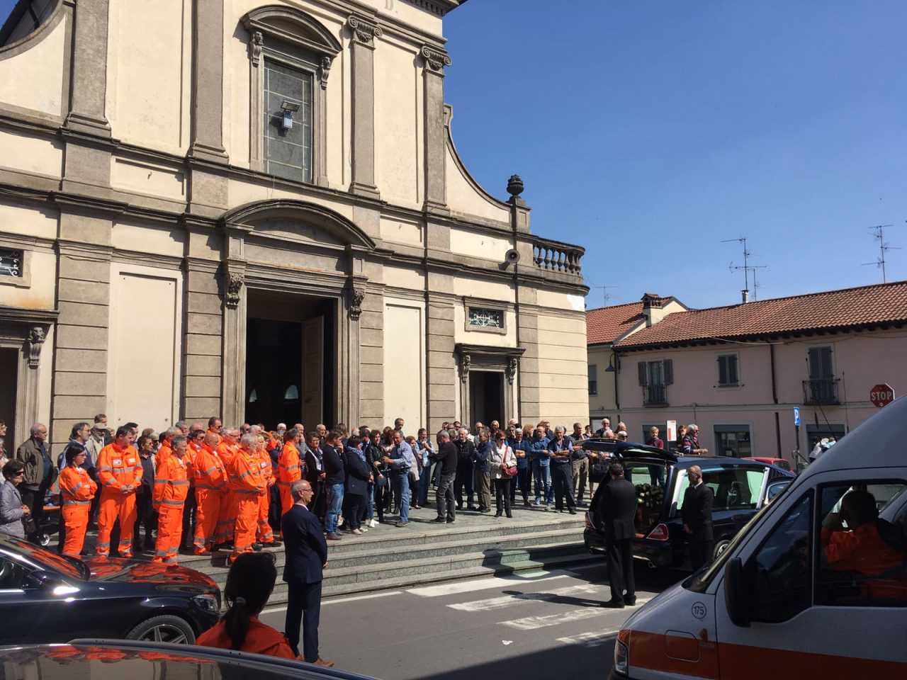 Biassono Lutto in Croce bianca per il “nonno”
