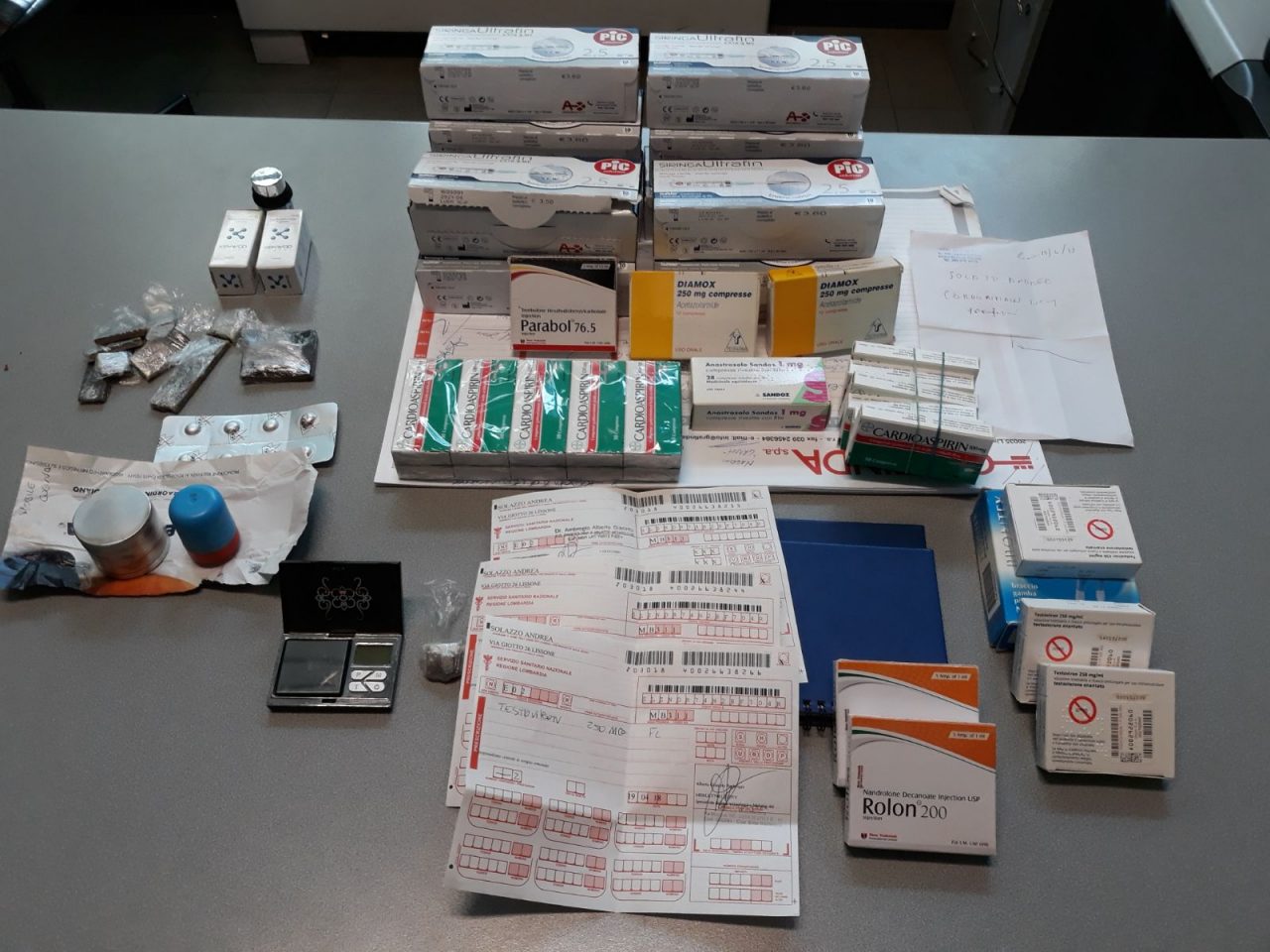 Beccato con droga e anabolizzanti, lissonese nei guai