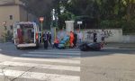 Scooter contro auto, motociclista in ospedale VIDEO E GALLERY