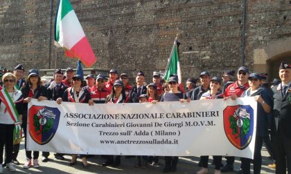 Anc Trezzo in parata a Verona per il raduno nazionale dei carabinieri FOTO