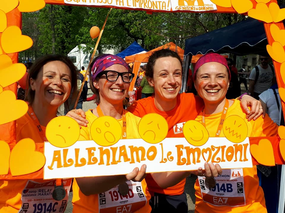 Genitori si Diventa onlus alla Milano Marathon 2018