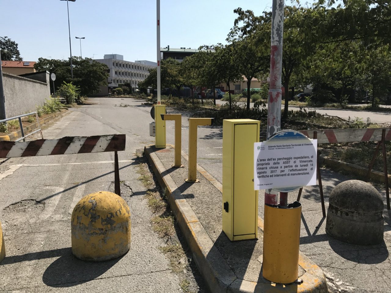 Il parcheggio del vecchio ospedale passa al Comune e riapre