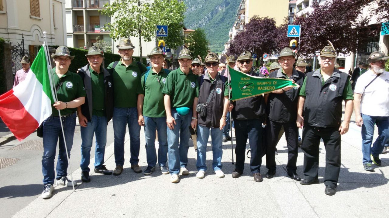 Alpini di Macherio all’adunata nazionale a Trento