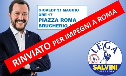 Salta la visita di Matteo Salvini a Brugherio