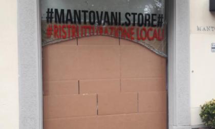 Banda di ladri tenta la spaccata nella boutique Mantovani