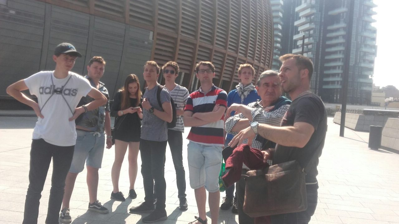 Gli studenti “gemelli” in visita a Milano