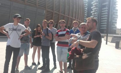 Gli studenti "gemelli" in visita a Milano