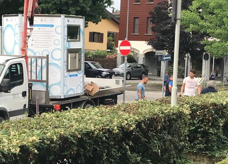 Nuova casetta dell’acqua ad Agrate Brianza