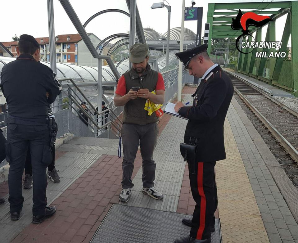 Maxi controllo dei carabinieri nelle stazioni di Cesano
