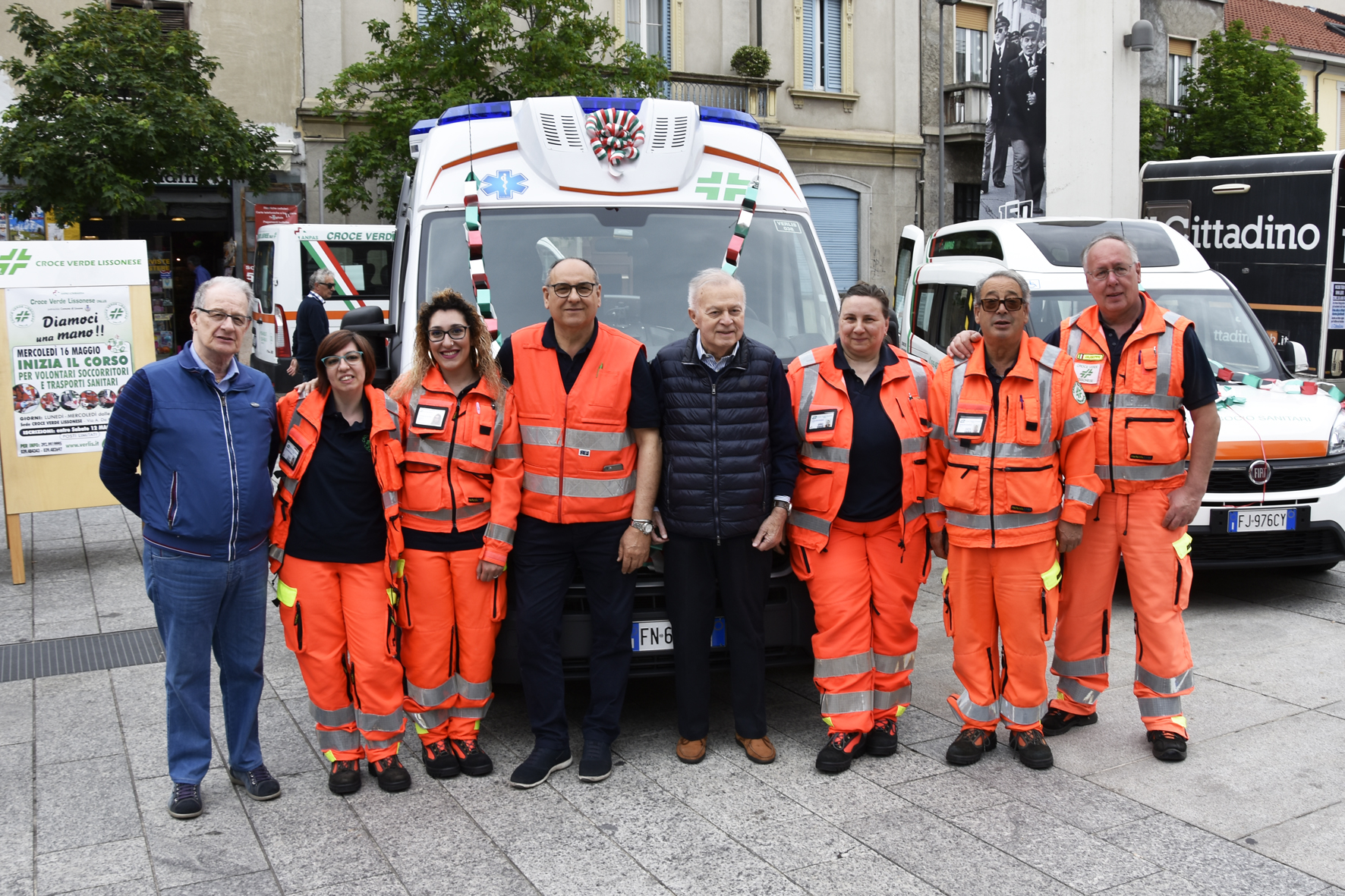 Lissone, Croce Verde nuova ambulanza
