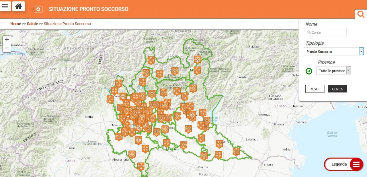 Pronto soccorso, tempi di attesa consultabili online
