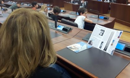 Gli studenti di Lentate in visita al Consiglio regionale