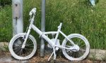Vandalizzata la ghost bike in memoria di Matteo Trenti