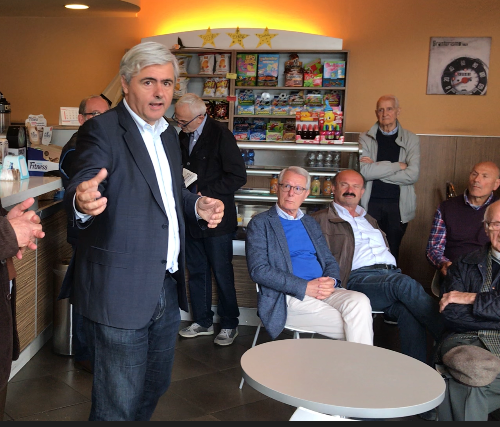 Elezioni comunali 2018 | Paoletti in tour nei bar di Carate: così ho ridotto l’indebitamento
