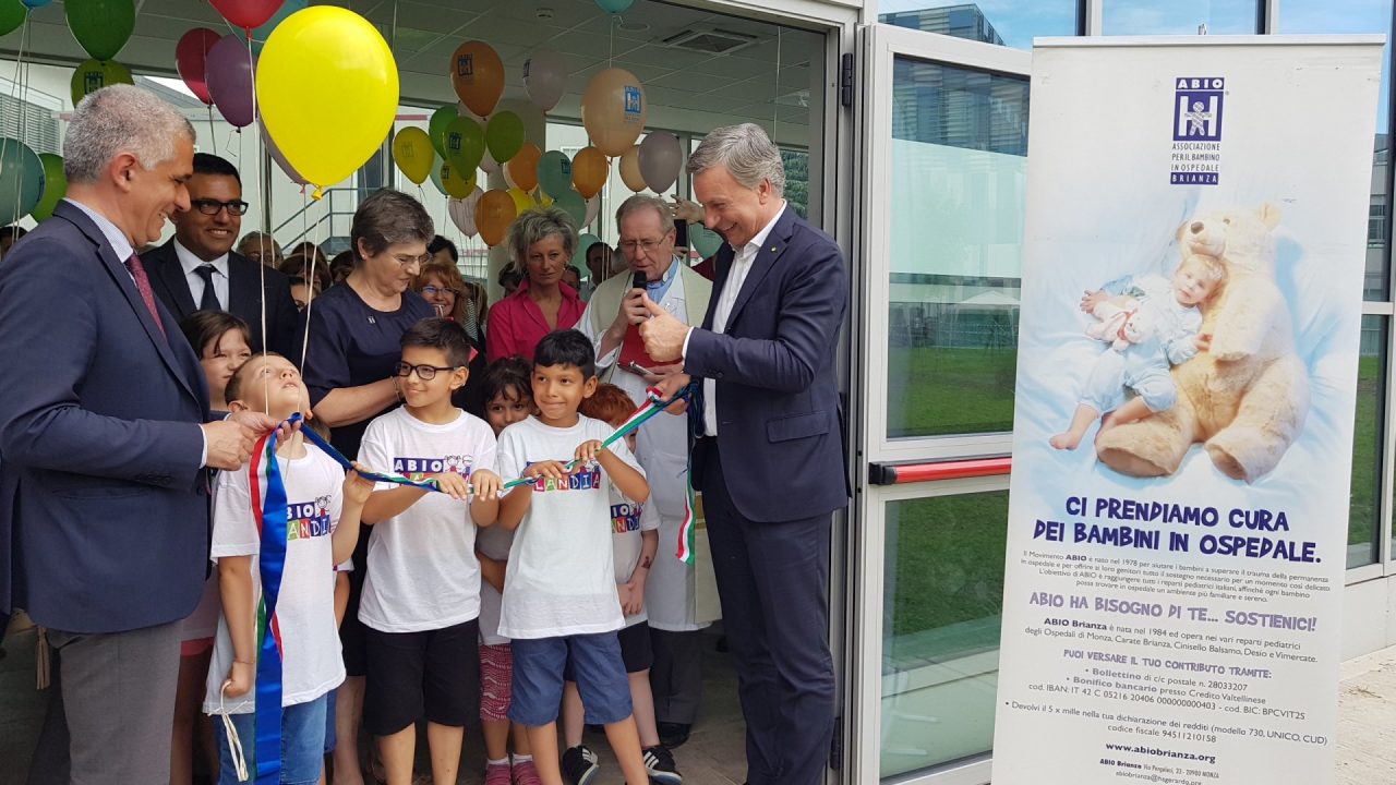 Inaugurato Abiolandia il primo parco giochi in Italia all’interno di un ospedale FOTO E VIDEO