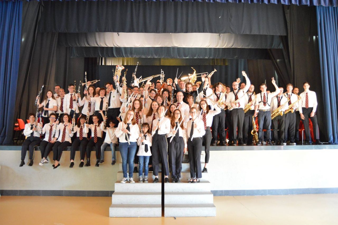 La banda suona per i 150 anni del Comune