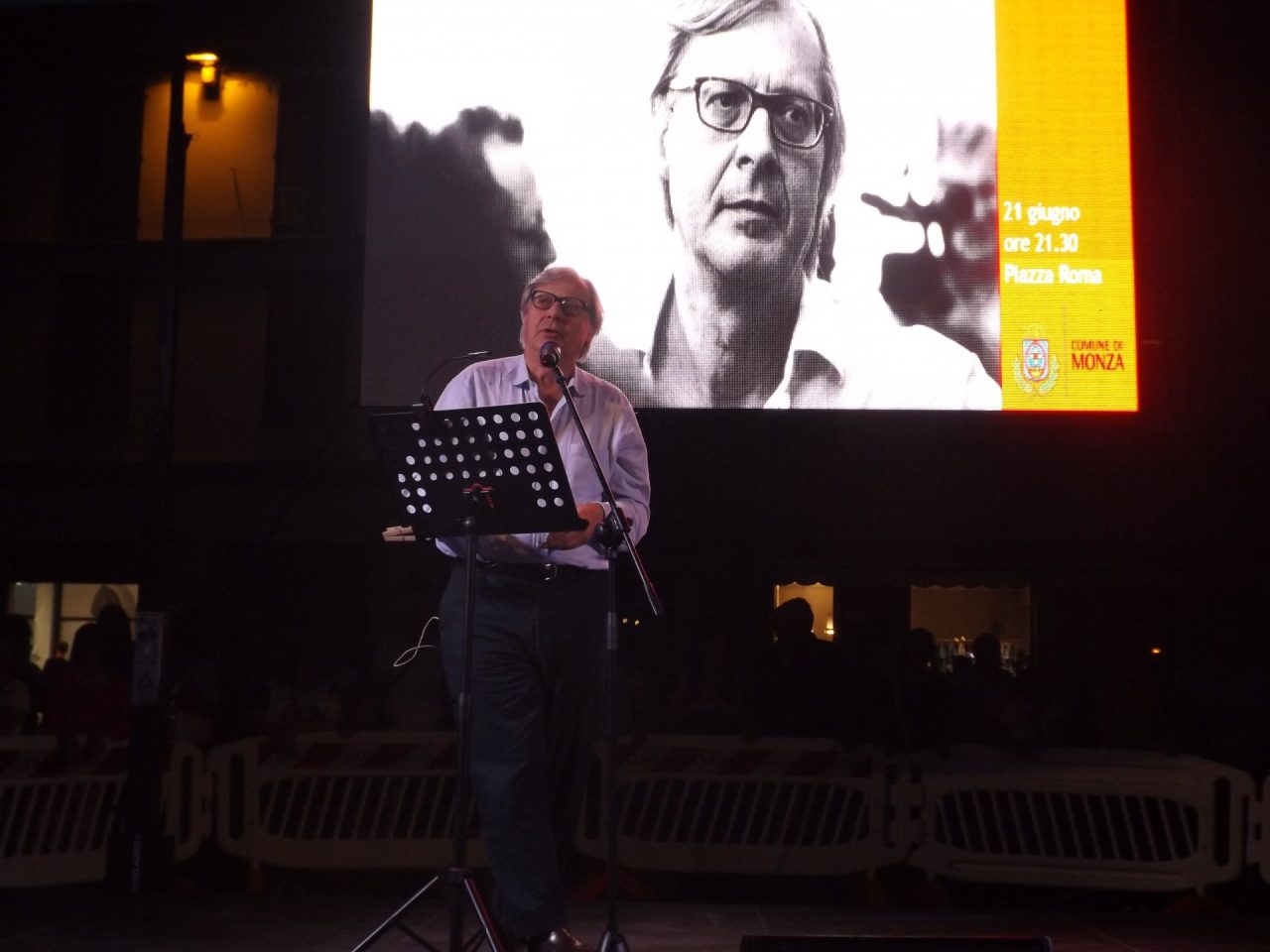 Vittorio chiama e Monza risponde: folla in Arengario