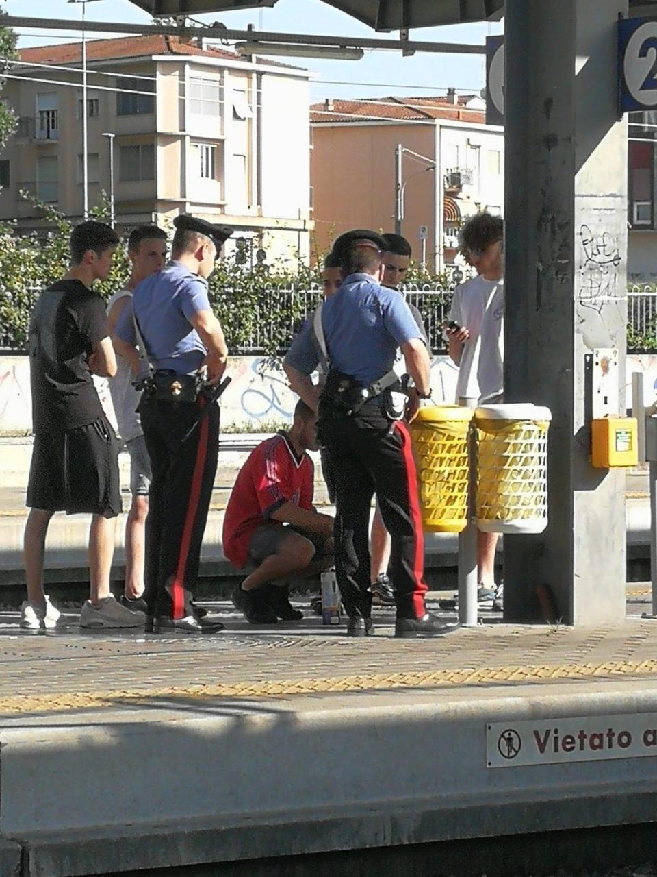 Alla stazione di Carnate presidio della Polizia locale e provinciale
